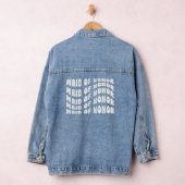 Groovy Retro Bruidsmeisje Van Eer  Denim Jacket (Hangar)