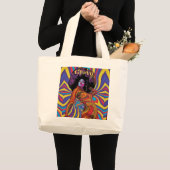 Groovy Retro Canvas tas (Voorkant (product))