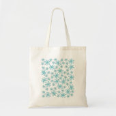 Groovy Retro Daisies Flower Boho Hippy Tote Bag (Voorkant)
