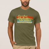 Groovy Retro Esthetische Lijnen Grappige zin Willi T-shirt (Voorkant)
