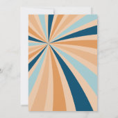 Groovy Retro Familiereünie Verzameluitnodiging Kaart (Achterkant)