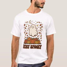 Groovy Retro Geest Halloween Grafisch