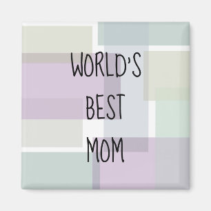 Groovy Retro Green Dusty Blue Floral Magneet