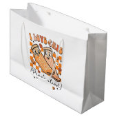 Groovy Retro Ik Hou van Valpreventie Grappig Groot Cadeauzakje (Voorkant Gekanteld)