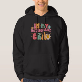 Groovy Retro In Mijn Pensioen Era Grappige Leraar Hoodie