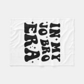 Groovy Retro In My Jo Bro Era Funny Womens Mens  Fleece Deken (Voorkant (Horizontaal))