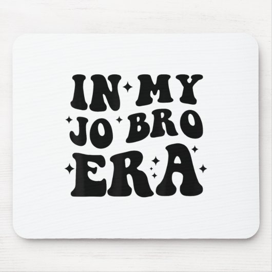 Groovy Retro In My Jo Bro Era Funny Womens Mens  Muismat (Voorkant)