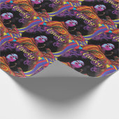 Groovy Retro inpakpapier (Hoek)