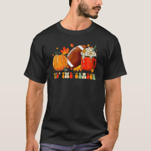 Groovy Retro is de verzegelde pompoenen Herfst Vib T-shirt