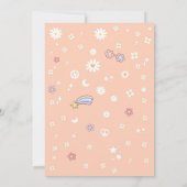 Groovy Retro Kids Birthday Invitation (Dos)