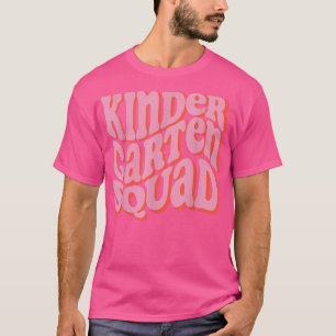 Groovy Retro Kindergarten - Kind Kinder Teacher Pi T-shirt