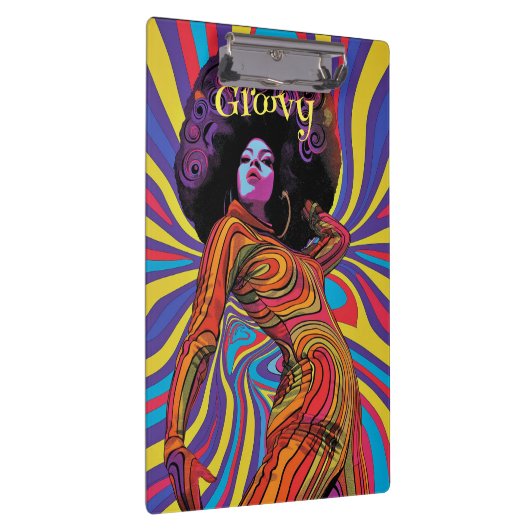 Groovy Retro Klembord (Rechts)