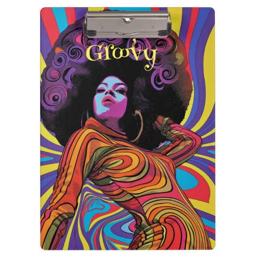 Groovy Retro Klembord (Voorkant)