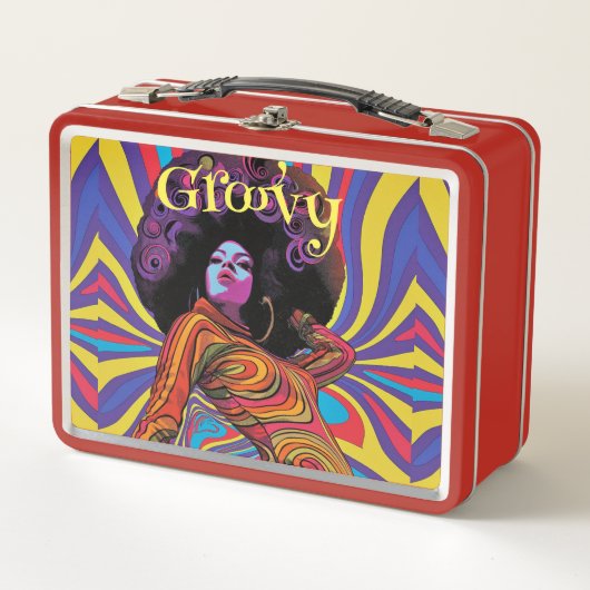 Groovy Retro Lunch Box (Voorkant)