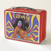Groovy Retro Lunch Box (Achterkant)