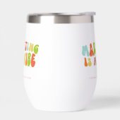 Groovy Retro Marketing est mon truc, Communication (Gauche)