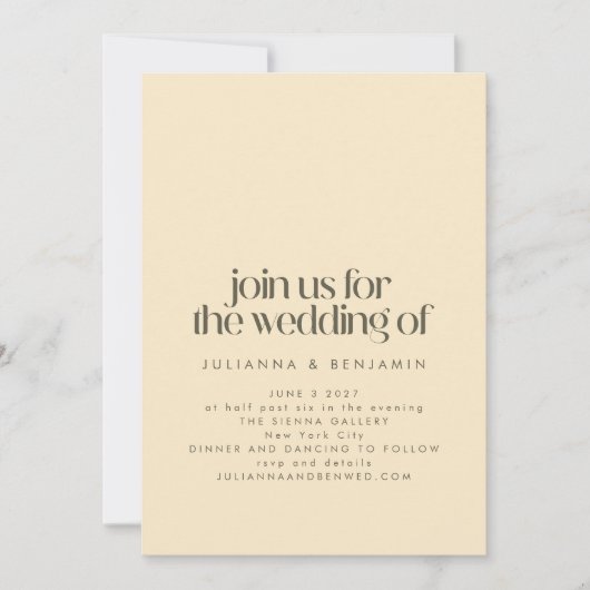 Groovy Retro Mod 70's Aesthetische Olijven Groene  Kaart (Voorkant)