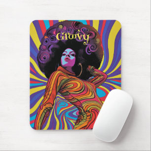 Groovy Retro Muismat
