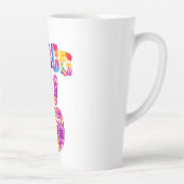 Groovy Retro Peace Hand Latte Mok (Rechts)