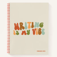 Groovy Retro Schrijven Is Mijn Vibe, Schrijver