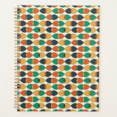 Groovy Retro Stijl Kleurrijk Planner (Voorkant)