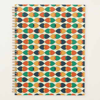 Groovy Retro Stijl Kleurrijk Planner