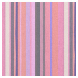 Groovy Retro Streeppatroon 70s Vintage Sfeer Stof