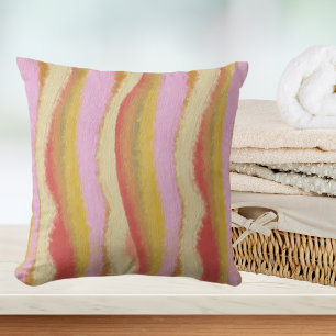 Groovy Retro Wavy Pattern Kussen