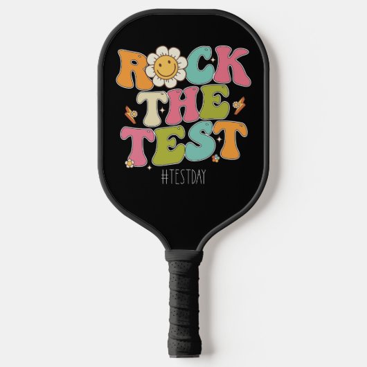 Groovy Rock over de Motivatie testdag Pickleball Paddle (Voorkant)