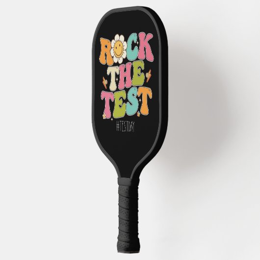 Groovy Rock over de Motivatie testdag Pickleball Paddle (Links)