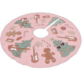 Groovy Rock rond de kerstboom Rok (Gekanteld)