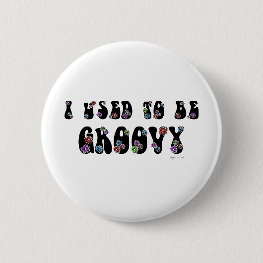 Groovy Ronde Button 5,7 Cm (Voorkant)