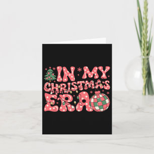 Groovy Roze In Mijn Kersttijd Merry And Bright W Kaart