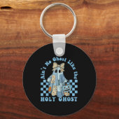 Groovy Saint Geen geest zoals de Heilige Geest Chr Sleutelhanger (Voorkant)