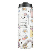 Groovy School Design Thema Thermosbeker (Voorkant)