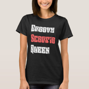 Groovy Schorpioen Queen Hippie Zodiac teken QU T-shirt