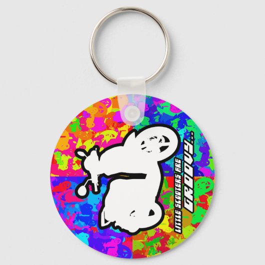 Groovy Scooter sleutelhanger (Voorkant)