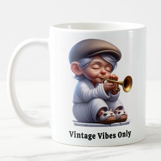 Groovy Senior Citizen Music Legends Koffiemok