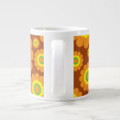 Groovy Seventies Flowers Jumbo Mok (Achterkant)