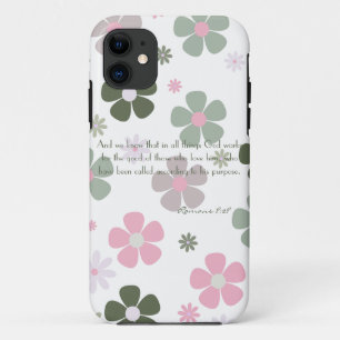 Groovy sierlijke elegantie: Pastelkleurige christe iPhone 11 Hoesje