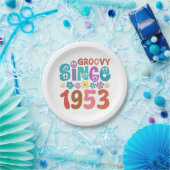 Groovy sinds 1953 70e verjaardag papieren bordje (Feest)