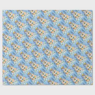 GROOVY SNEEUWPOP, VREDESTEKEN KERSTCADEAUVERPAKKIN CADEAUPAPIER