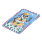 GROOVY SNOWMAN "PEACE ON AARTH" CHRISTMAS MAGNET MAGNEET (Linkerzijde)