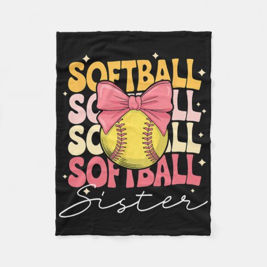 Groovy Softll Sister Coquette Bow Softll  Fleece Deken (Voorkant)