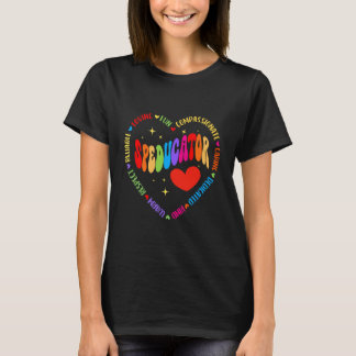 Groovy SPED Leraar Speducator Bemanning Speciaal O T-shirt