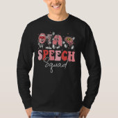 Groovy Speech Therapy Speech Language Pathologist  T-shirt (Voorkant)