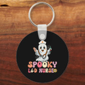 Groovy Spooky Arbeid en Levering Verpleegster Hall Sleutelhanger (Voorkant)