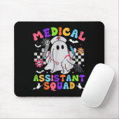 Groovy Spooky Medical Istant Squad Cute Halloween  Muismat (Met muis)