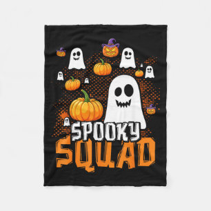 Groovy Spooky Squad Lieve Geest Pompoen Grappig Fleece Deken