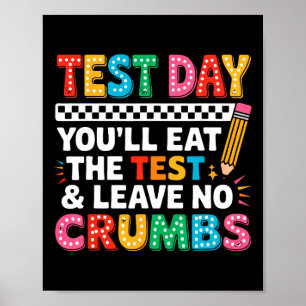 Groovy Staar Staat Test Dag Motivatie Je Zal Het P Poster